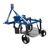 Картоплекопач однорядний вібраційний 2-ексцентриковий для мінітрактора (КК21), фото 3