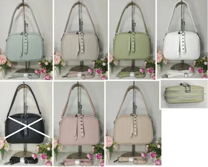 Сумка жіноча крос-боді 23*17,5 см на два відділення зі штучної шкіри у різних кольорах Zhenya, фото 1