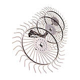 Граблі механічні Сонечко-3р. (ГР4), фото 4