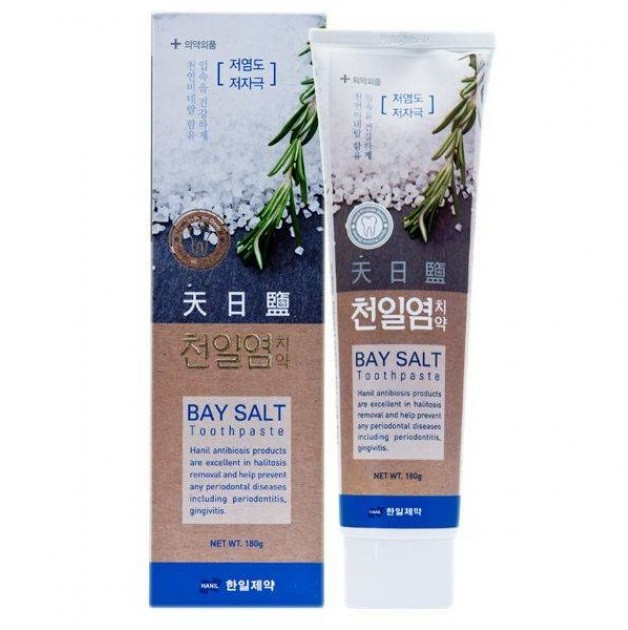 Зубна паста з морською сіллю Hanil Bay Salt Toothpaste 180 г, фото 1