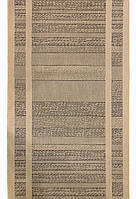 Доріжка безворсова Natura 20374 natural/coffee - ширина 0,6 і 0,8 і 1 і 1,2 і 1,5 метри