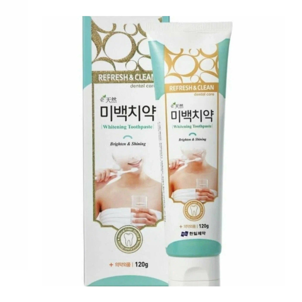 Відбілююча зубна паста Hanil Refresh & Clean Dental Clean Whitening toothpaste 120 г