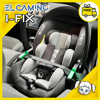 Універсальне поворотне дитяче автокрісло El Camino ME 1110 i-FIX від народження до 12 років