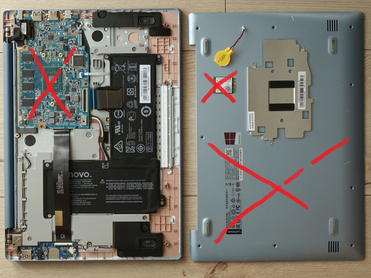 РОЗБОРКА LENOVO IdeaPad 120s-14IAP (Корпус Кришка Рамка матриці Динаміки Акумулятор Акумулятор Петлі Заглушка петель)