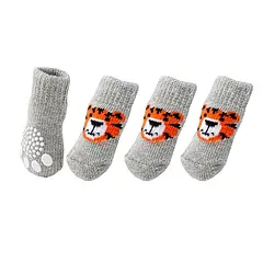 Шкарпетки для котів Pet Style "Тигр" Сірі 2