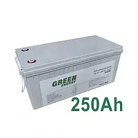 Акумулятор гелевий Green Energy 12V-250Ah для ДБЖ