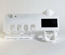 Тримач-диспенсер для зубної пасти та щіток Toothbrush sterilizer автоматичний YU227