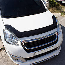 Дефлектор капота (мухобійка) Peugeot Partner 2015+ (TAN24)