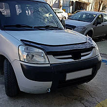 Дефлектор капота (мухобойка) для Citroen Berlingo 2002-2008 (TAN24)