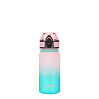 Дитяча пляшка для води LittleBig UZSPACE 3020(Pink-Blue) 350 мл, рожево-блакитна