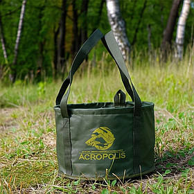 Відро для приготування прикорму на риболовлі Acropolis з водонепроникного матеріалу