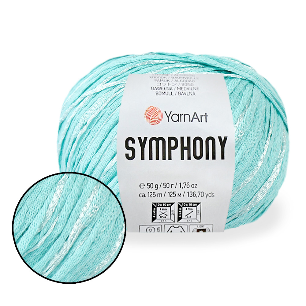 YarnArt Symphony, Бірюза №2122, фото 1