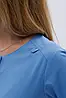 Стрейчевий жіночій медичний халат Кароліна 3/4, Небесний, фото 6