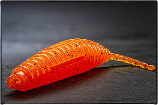 Силіконова приманка FishUp Tanta 1" #049 Orange Pumpkin/Black