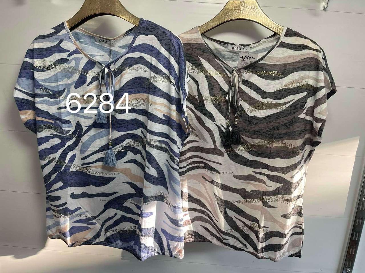 Жіноча футболка "Абстрактні смуги" GERTIE Китай M — 4XL гуртом