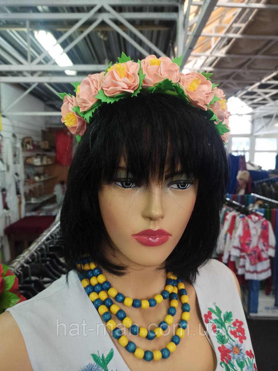 Обруч " Троянди рожеві"