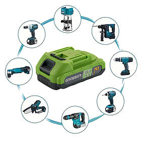 Акумуляторна батарея 20В, 2А/год, Li-ion, Grosser