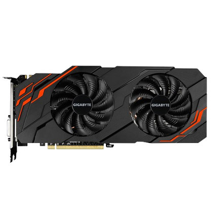 Відеокарта GeForce GTX 1070 8GB Gigabyte WindForce OC (GV-N1070WF2OC-8GD) Б/В, фото 1