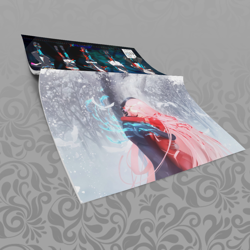 Зошит А5 48 арк. на скобі у клітинку 60 гр.м² Darling in the FranXX / Милий у Франксі 005, фото 1