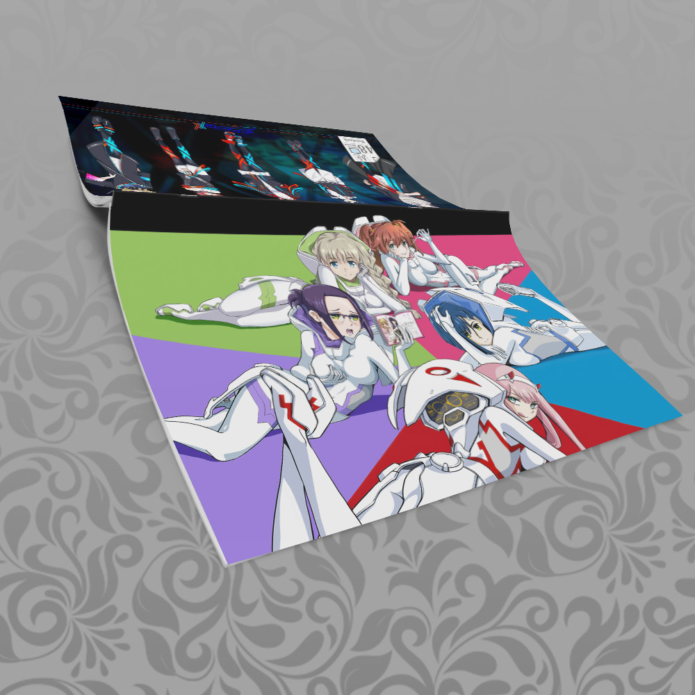 Зошит А5 48 арк. на скобі у клітинку 60 гр.м² Darling in the FranXX / Милий у Франксі 010, фото 1