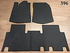 Килимки ЕВА в салон Peugeot Rifter '18-, з центральним підлокітником