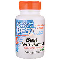 Захист від тромбів — Натокіназа/Nattokinase 2000 FU 90 Veggie Caps Doctor's Best USA