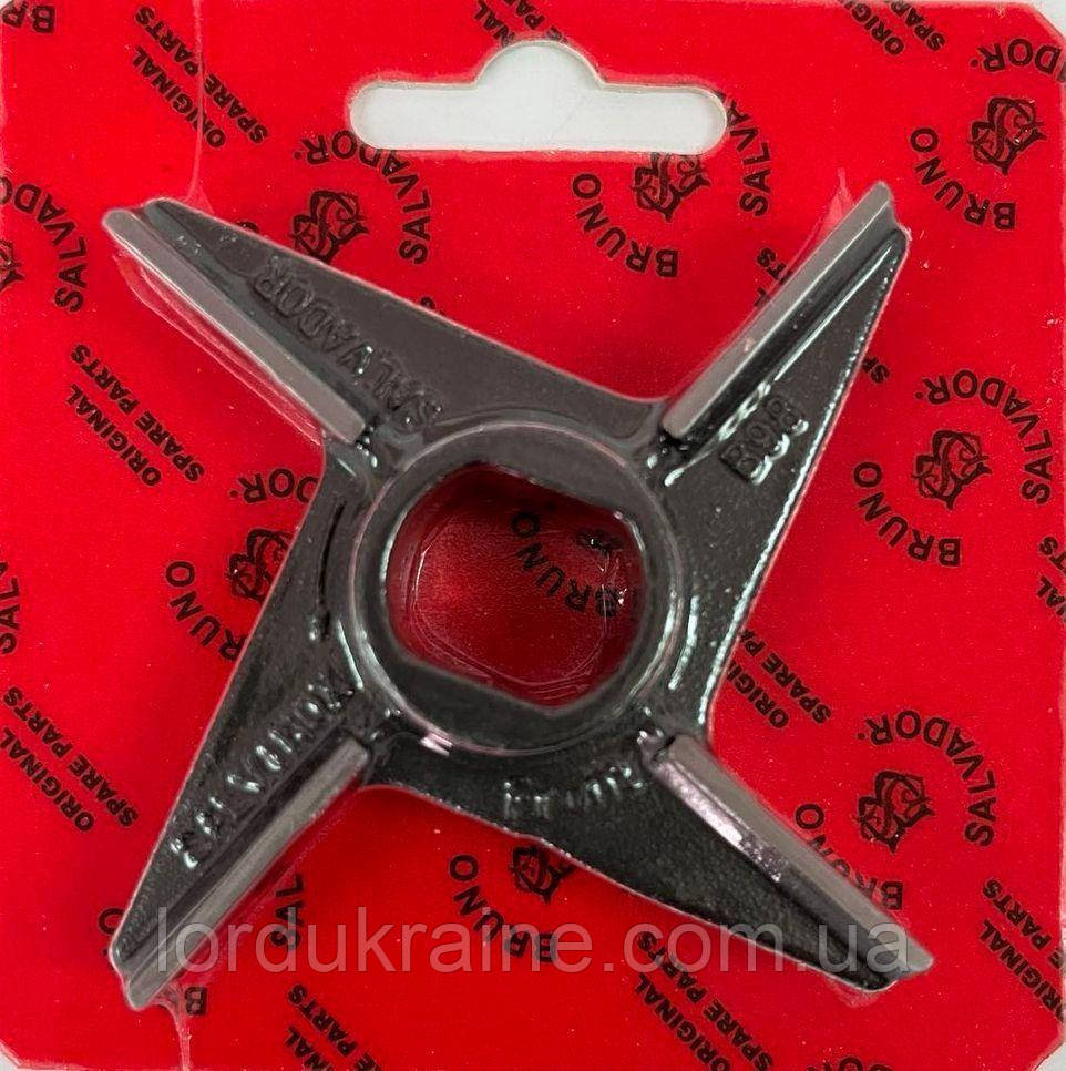 Ніж двосторонній 4 JET В98 (100053) для професійної м'ясорубки модель 32 Unger, фото 1