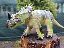 Динозавр гумовий великий Протоцератопс із звуком 60 см Якість