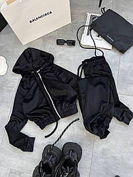 Жіночий велюровий костюм двійка м'який прогулянковий плюшевий велюр спорт кофта на блискавці штани джоггери