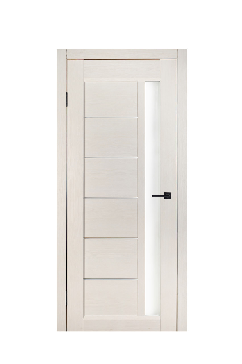 Двері Релікт Корт Крем + Скло сатин 80*200 см Якісні міжкімнатні двері Двері для офісу