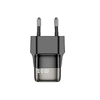 Адаптер мережевий — зарядний пристрій Kuulaa KL-CD34 20W Super Si Type-C (у коробці) чорний