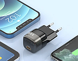 Адаптер мережевий — зарядний пристрій Kuulaa KL-CD34 20W Super Si Type-C (у коробці) чорний, фото 6