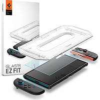 Захисне скло Spigen для Nintendo Switch 2 - EZ FIT GLAS.tR (2 шт), Clear (AGL09111)