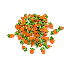 Цукрова прикраса для кондитерських воробів Мікро-безе Морква