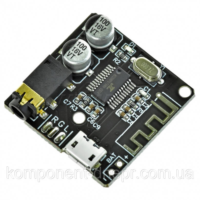 Аудіо Bluetooth 5.0 приймач/декодер VHM-314 V1.0 micro USB