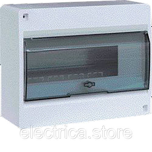 Щит зовнішній з прозорими дверцятами 10 модулів COSMOS VD110TD, фото 1