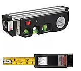 Лазерний рівень із вбудованою рулеткою FIXIT Laser Level Pro 3 4в1 рулетка лінійка, фото 2