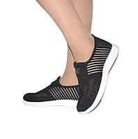 Чорні тканинні кеди кросівки 39 40 41