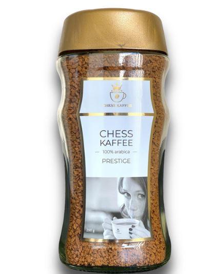 Розчинна кава Chess Kaffee Prestige суміш арабіки та робусти скляна банка 200 г.