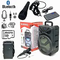 Бездротова портативна колонка Bluetooth із мікрофоном KIMISO QS-1805