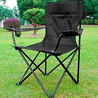 Складне крісло складане для пікніка та риболовлі "Павук" чорний