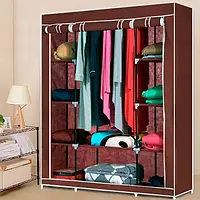 Портативна тканинна шафа органайзер Storage Wardrobe 88130 8 полиць