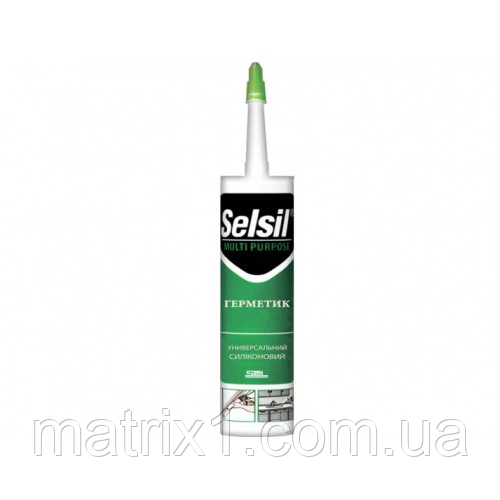 Силікон SELSIL універсальний ПРОЗРАЧНИЙ 310ml (20V002), фото 1