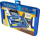 Переносний лоток для інструментів 35,6х23х2,4см, FLEXMAT / Силиконовий органайзер для зберігання інструментів, фото 4