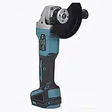 Акумуляторна Безщіткова болгарка 2 Акб/125 мм в кейсі Кутова шліфувальна машина УШМ, фото 3