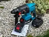 Перфоратор акумуляторний 18В 6Ач Безщітковий 2 акб, фото 2
