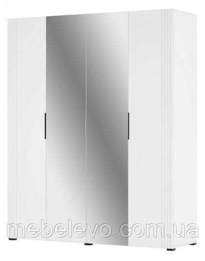 Шафа Амелія 4ДЗ(180) 2200х1800х570мм  білий глянець Світ меблів