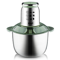 Електричний подрібнювач блендер чоппер RAF R-7014 5л 1000Вт з металевою чашею