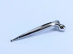 Роликовий ручний масажер для обличчя з 3D кульками LBJ-116B 3D Massager Сріблястий