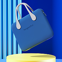 Сумка для ноутбука або планшета 16 дюймів силіконова, вологостійка, протиударна, Fungoofun синій